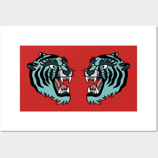 Snow Tiger Posters and Art